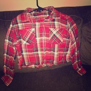 Fashion Nova Plaid crop top